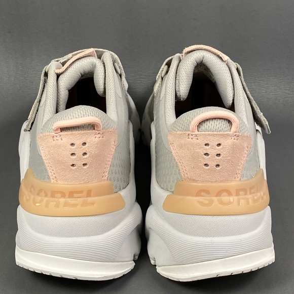 SOREL Womens Kinetic Grey sneaker shoes size 10 - Picture 3 of 8